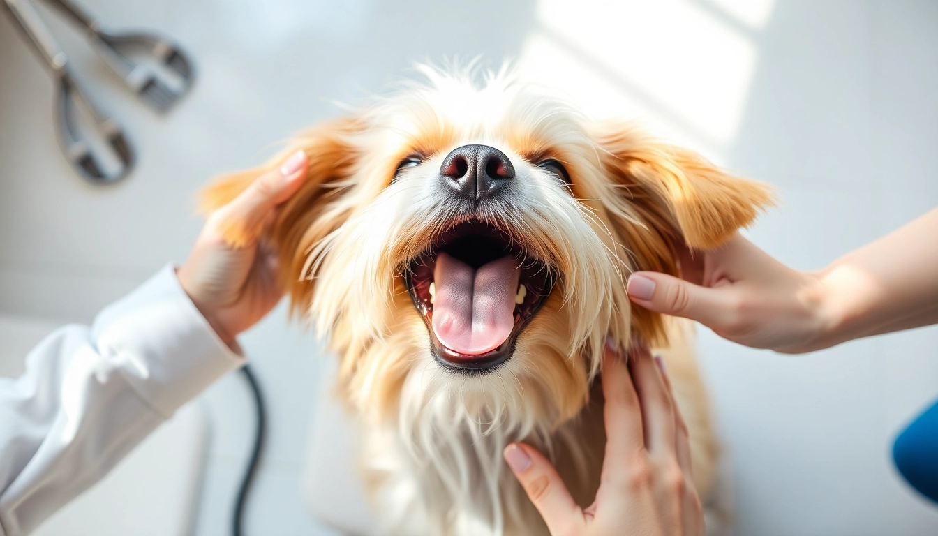 Pamper your pet with a relaxing spa treatment featuring gentle grooming and a calm setting.