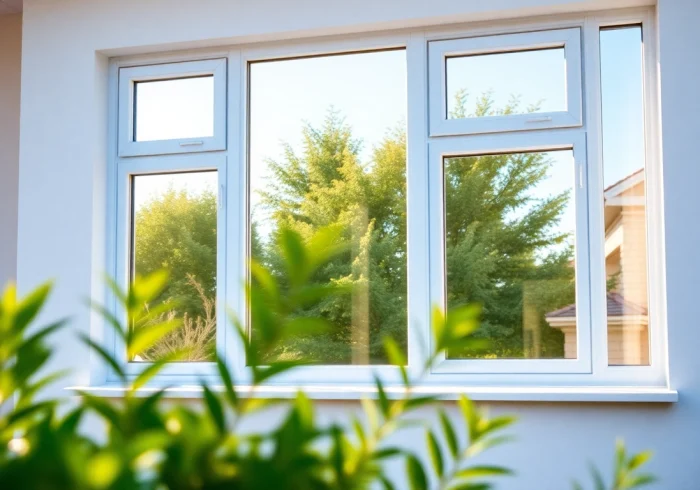 Showcasing energy-efficient windows from trusted window companies Manchester, enhancing a modern home.