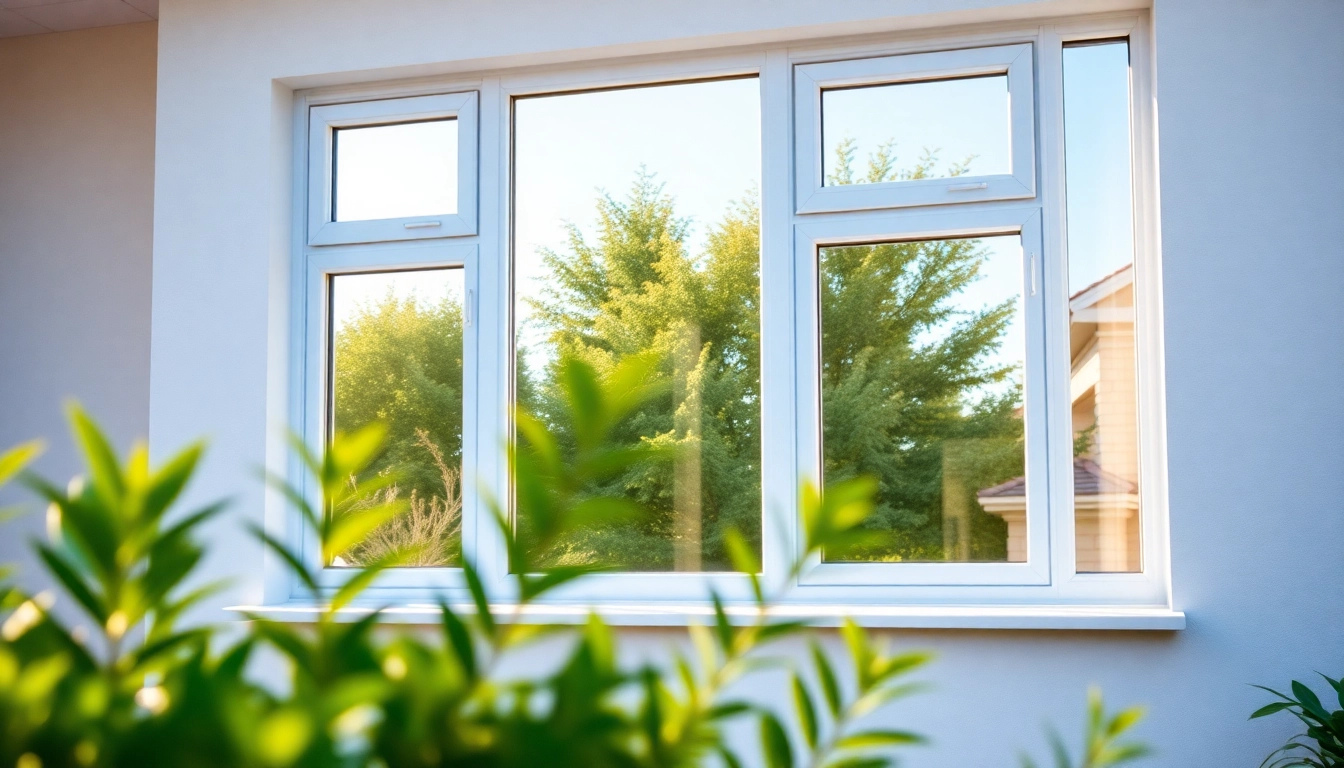 Showcasing energy-efficient windows from trusted window companies Manchester, enhancing a modern home.