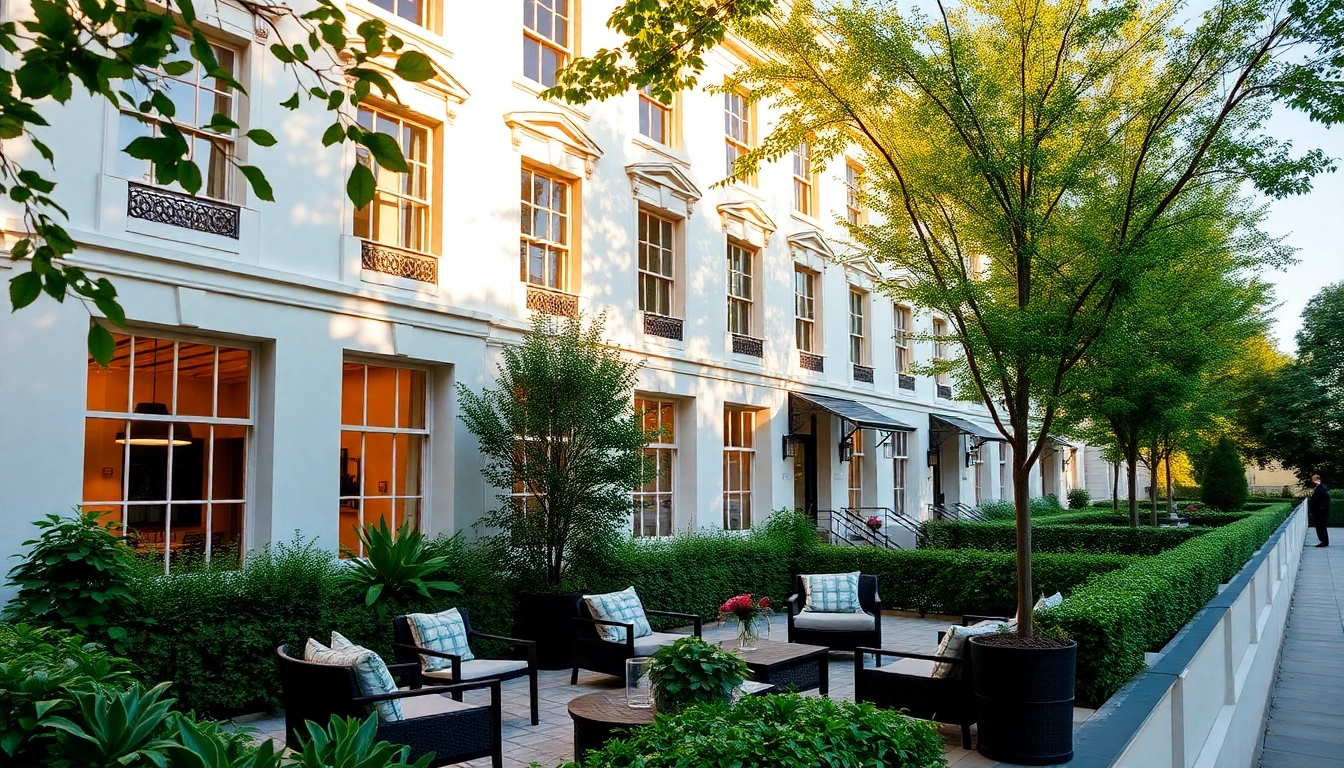 Discover the Bloomsbury Residences with inviting architecture and vibrant greenery for a tranquil escape.