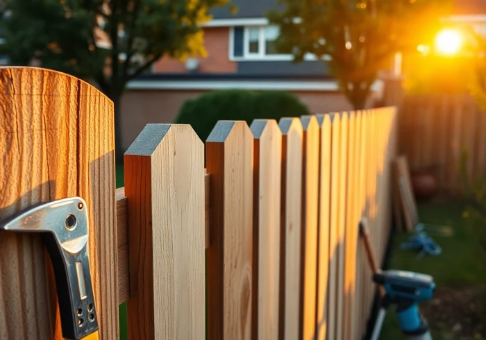 Fencing companies Manchester install sturdy wooden fences to enhance garden aesthetics and privacy.