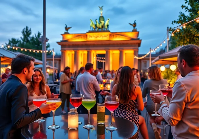 Host an unforgettable Unique Berlin Events after-work party with stylish outdoor settings and vibrant cocktails.