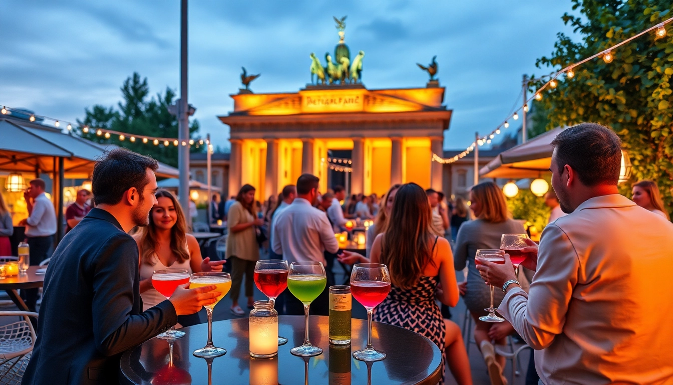 Host an unforgettable Unique Berlin Events after-work party with stylish outdoor settings and vibrant cocktails.