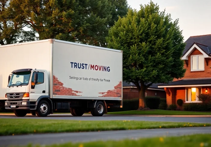 Reliable home removals West Yorkshire team loading furniture into a moving truck.