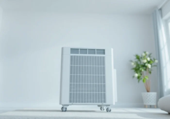 Understand what is a seer rating on air conditioners by examining an energy-efficient AC unit in a sunlit room.