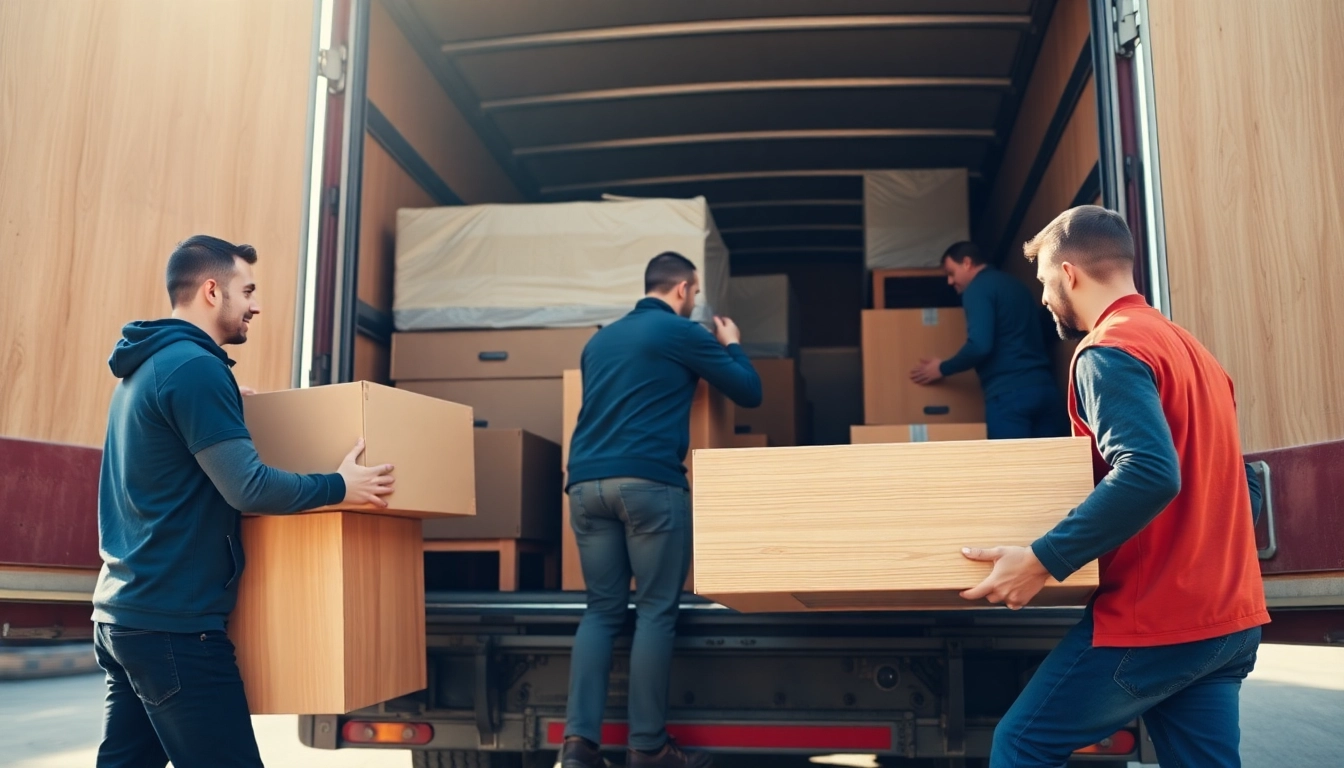 Efficient team handling a Umzug Erlangen, ensuring smooth and secure transport of your belongings.