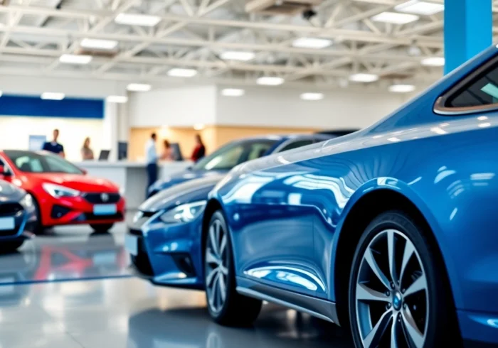 Experience a competitive car Part Exchange at our professional dealership, showcasing a sporty sedan.