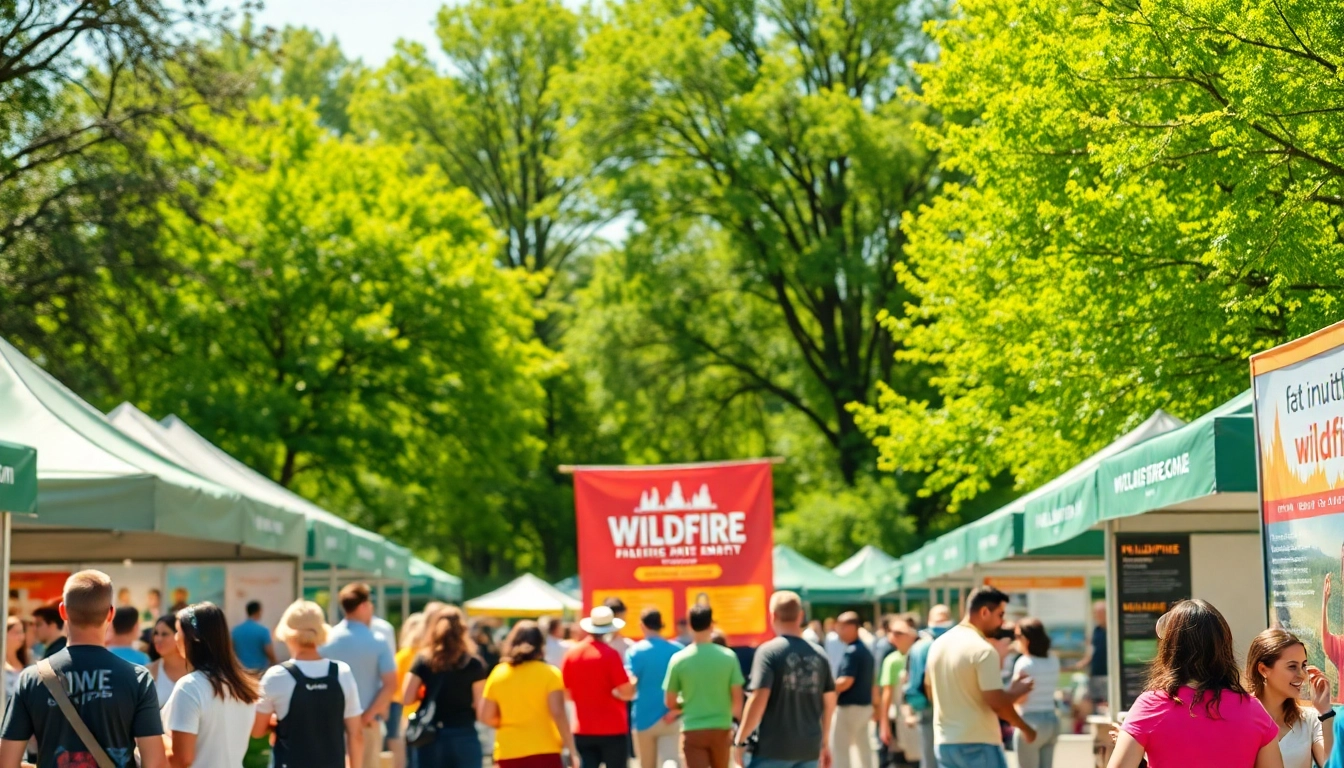 Engage in thrilling wildfire events filled with activities and safety awareness in a vibrant outdoor setting.