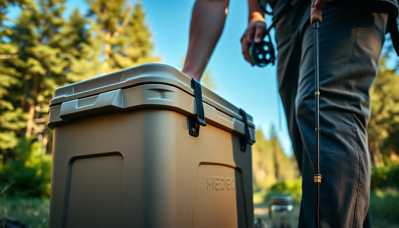 Discover what cooler is comparable to a yeti through our feature-rich outdoor cooler showcased in a camping scene.