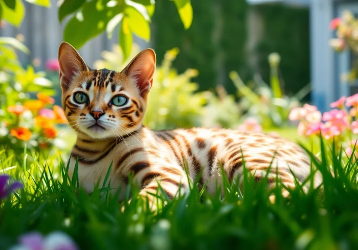 Adorable Bengal cat in Orange County, showcasing the stunning features of Bengal Breeders Orange County.