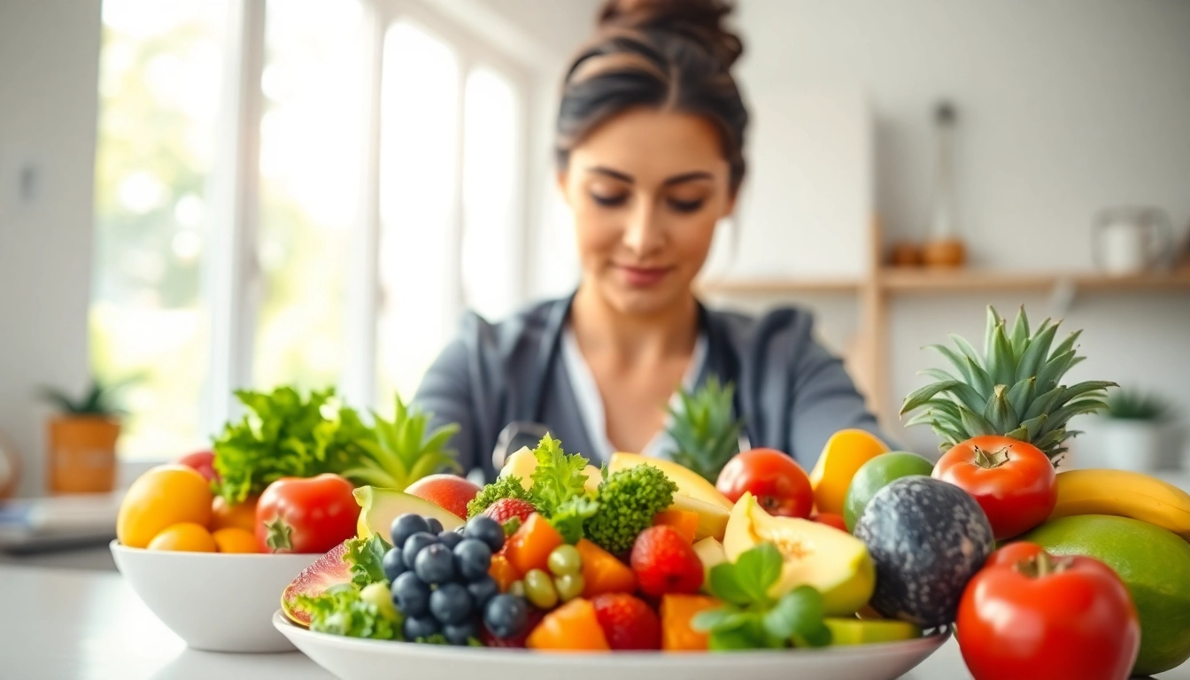 Explore the best diet for lose weight with a nutritionist and colorful health foods.