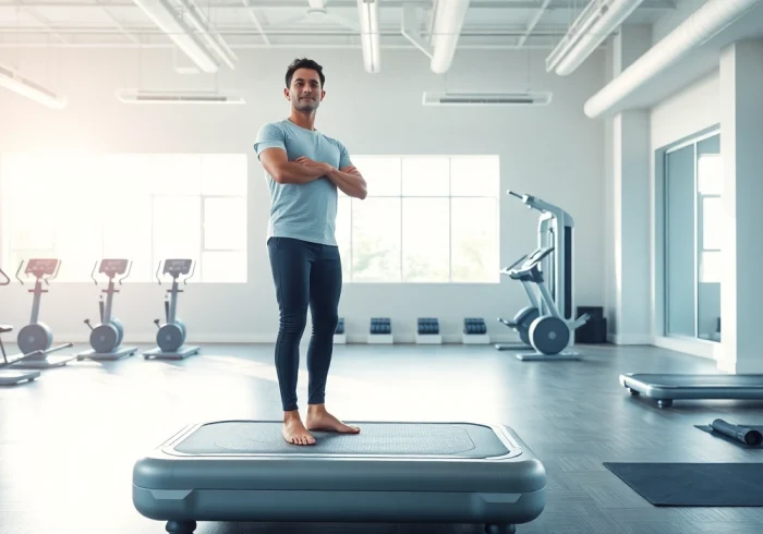 Experience whole body vibration therapy on a fitness platform while improving strength and balance.