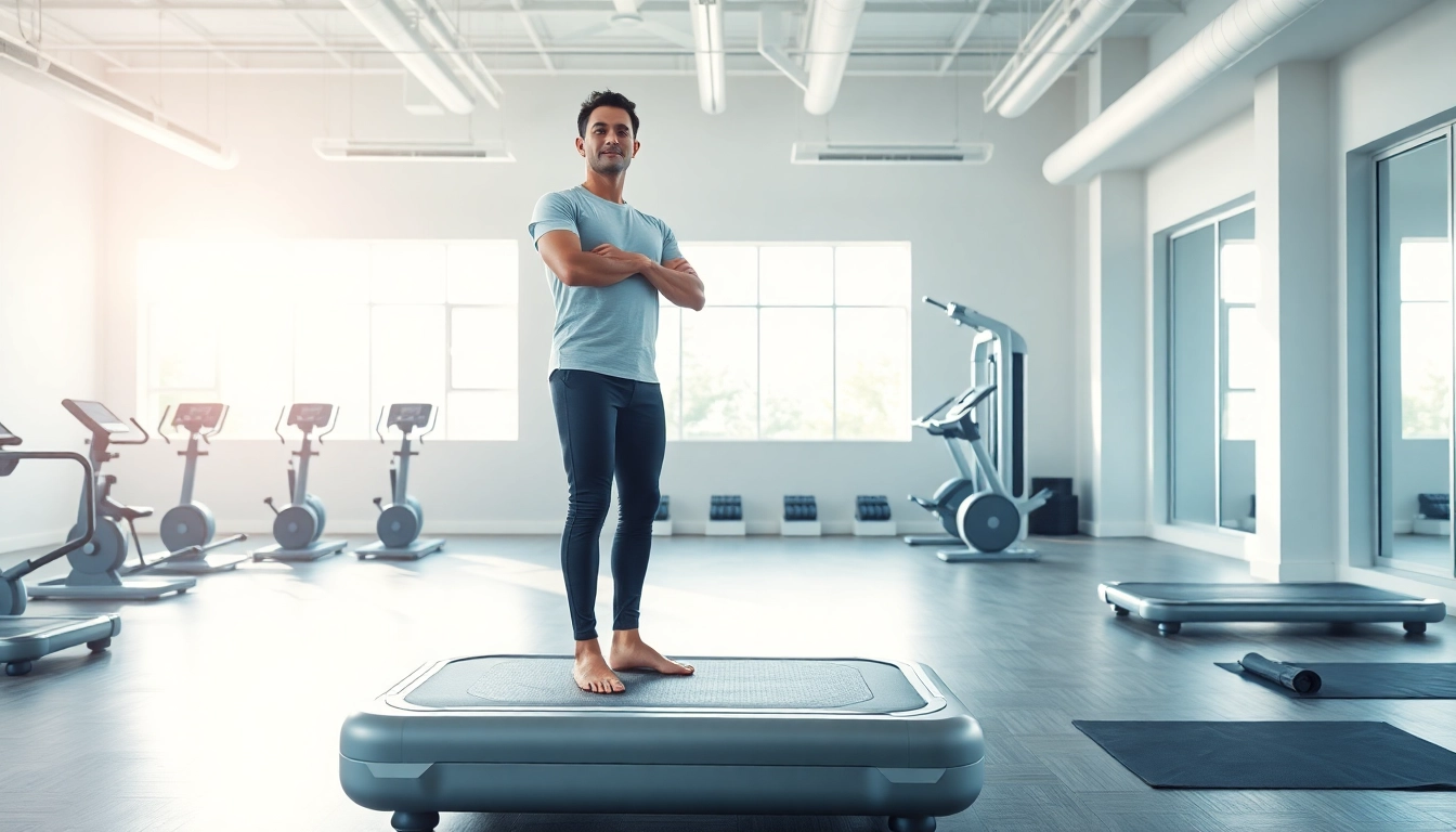 Experience whole body vibration therapy on a fitness platform while improving strength and balance.