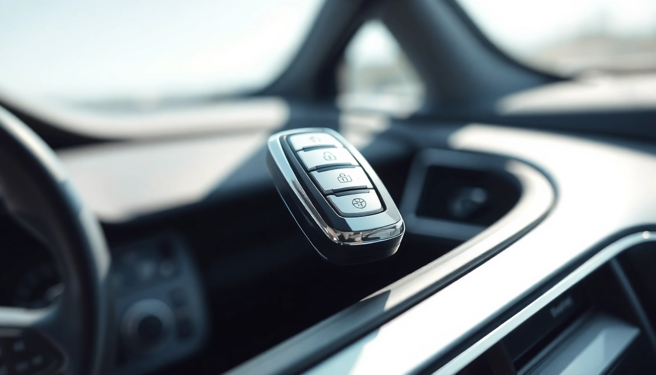 Examine Keyless Carkeys fob design highlighting its convenient features and modern aesthetics.