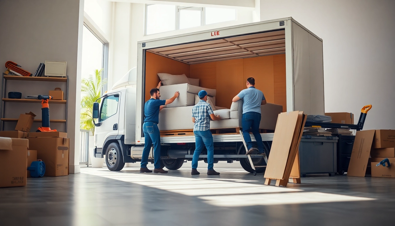 Efficient movers at https://bennettsmoving.com/ loading furniture into a truck for a smooth relocation experience.