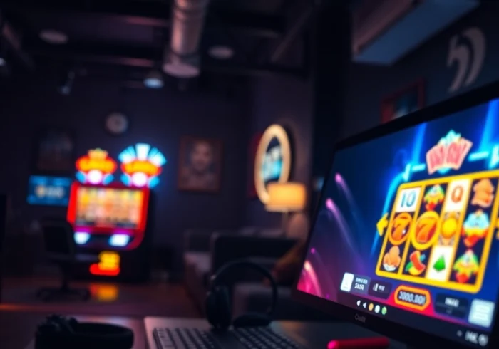 Masuk ke dax69 slot login dengan antarmuka slot yang berwarna-warni di komputer.