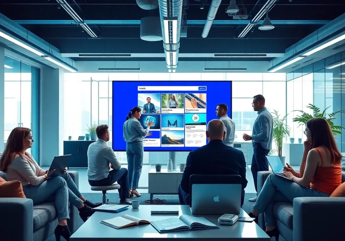 Showcasing web design companies in kansas city through a professional collaborative workspace of designers.