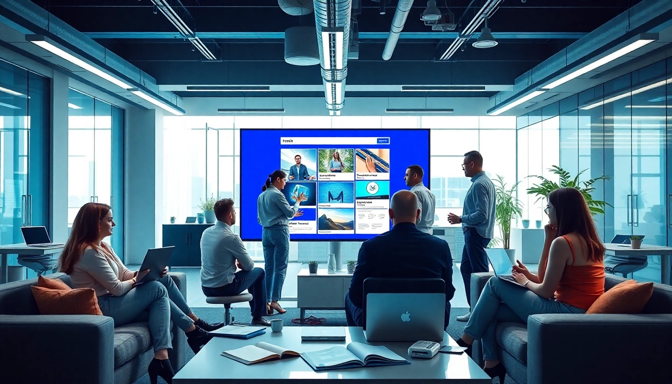 Showcasing web design companies in kansas city through a professional collaborative workspace of designers.