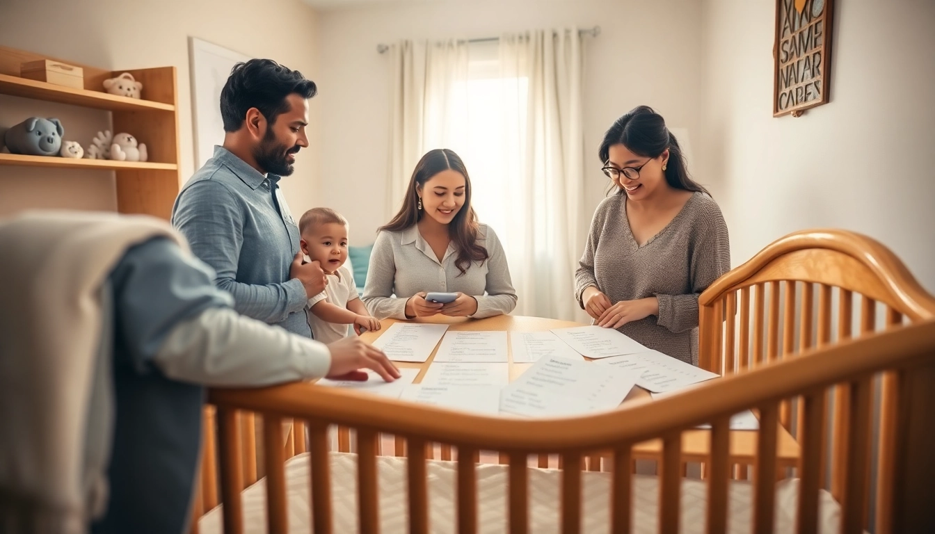 Elegir nombres para Niño con una familia en un acogedor hogar.